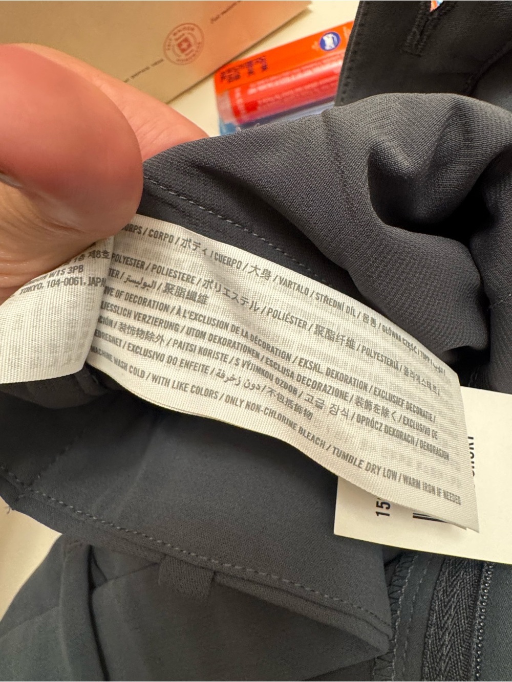 Abercrombie & Fitch Slate Grey Ultra Wide Trousers - Picture 5 of 6